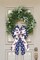 2 Rolls Patriotic Wired Edge Ribbon Set – 2.5" x 10 Yards Total, 4th of July Stars & Floral Burlap Ribbon for Gift Wrapping, Wreaths & DIY Decorations